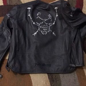 Leather riding jacket barely worn great condition